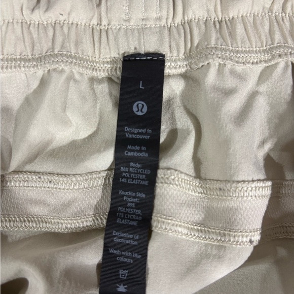 Lululemon Pace Breaker Beige Size Large - Picture 3 of 4